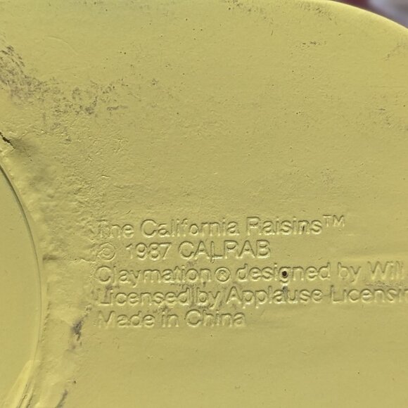 Vintage 1987 California Raisins x Sun-Maid Figure – Applause, Will Vinton Design - Picture 3 of 7